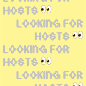 Looking for hosts vrijwilligers oproep 2025